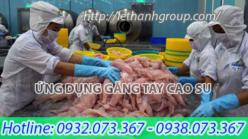 ứng dụng găng tay cao su Nam Long trong thủy hải sản