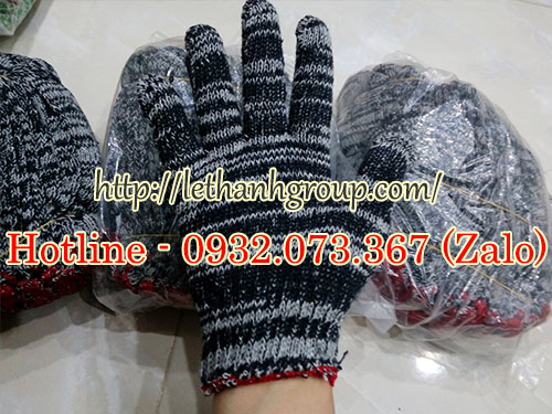 Găng tay len muối tiêu - Găng tay bảo hộ có giá rẻ nhất