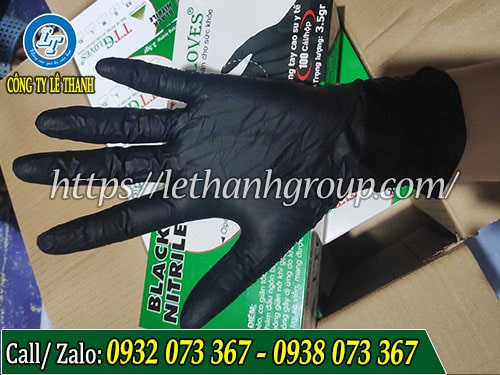 Găng tay TT Gloves đen nitrile